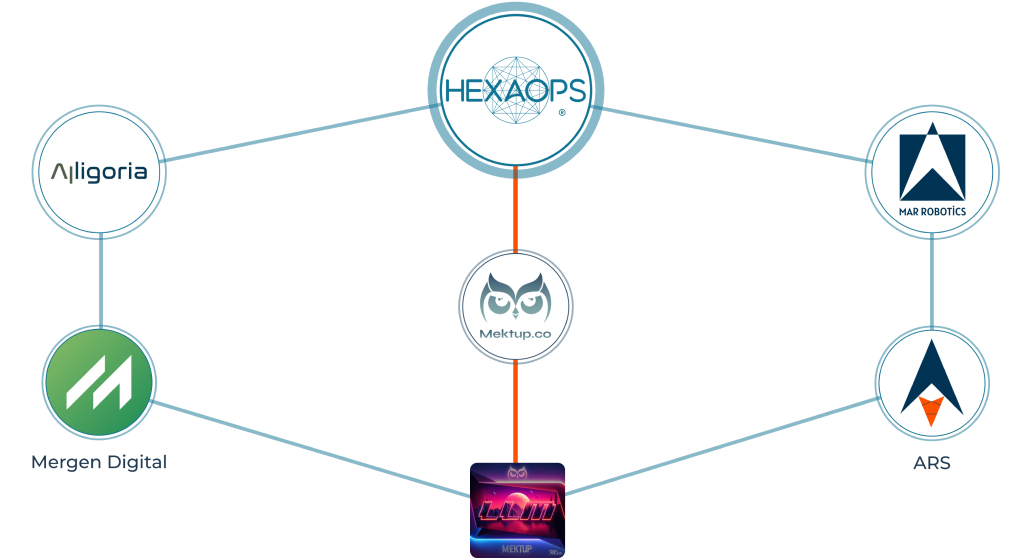 Hexaops structure and ecosystem diagram