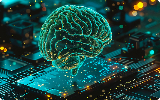 Artificial intelligence and data technologies visual